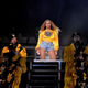 Beyoncé performs onstage during the 2018 Coachella Valley Music and Arts Festival at the Empire Polo Field on April 14, 2018, in Indio, Calif.